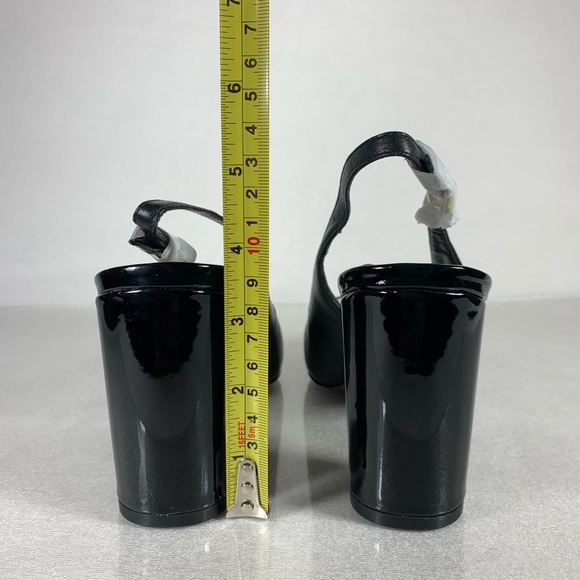 NIB David Tate Women’s Genesis Slingback Pointy Toe Heel in Black Sz 9M - Picture 7 of 11